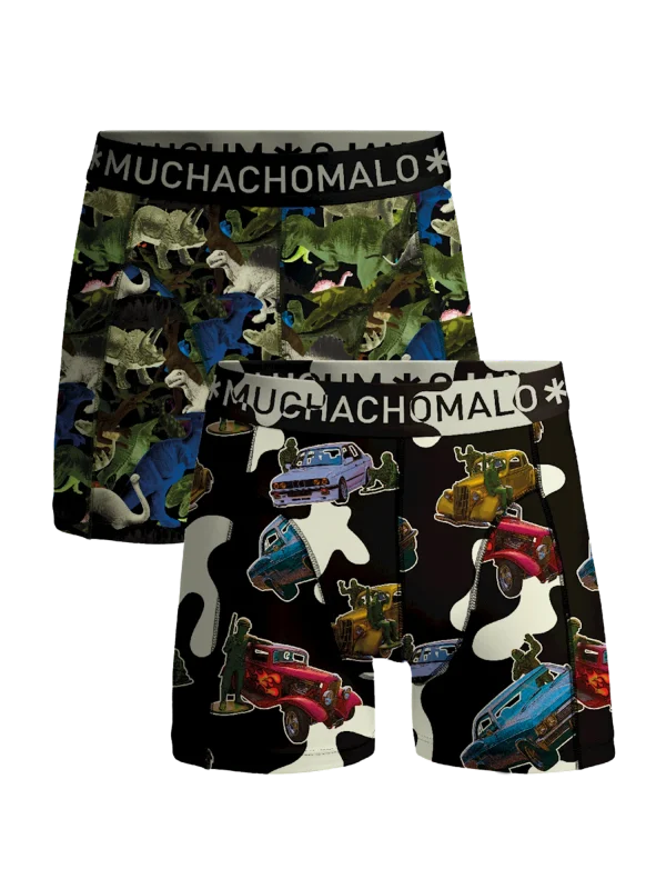 Muchachomalo Jongens 2-pack boxershorts figures