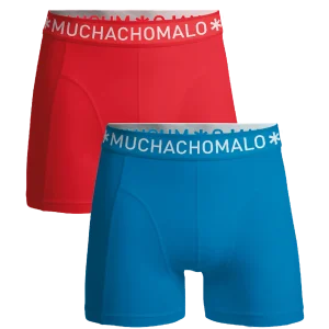 Muchachomalo Jongens 2-pack boxershorts effen