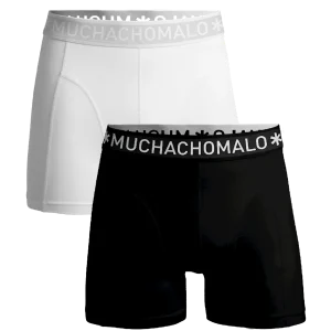 Muchachomalo Jongens 2-pack boxershorts effen