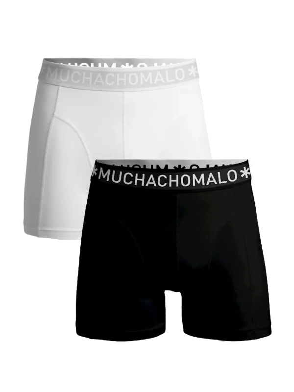 Muchachomalo Jongens 2-pack boxershorts effen