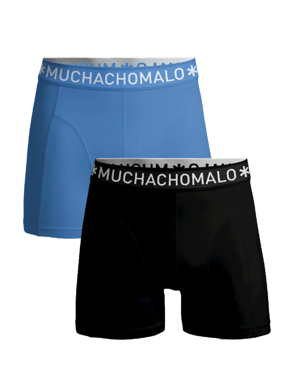 Muchachomalo Jongens 2-pack boxershorts effen