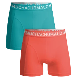 Muchachomalo Jongens 2-pack boxershorts effen