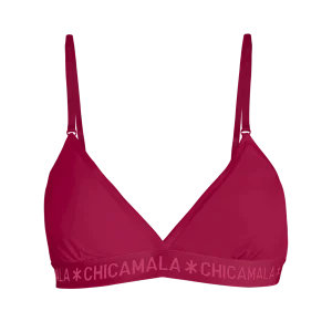 Muchachomalo Meisjes 1-pack triangle top effen