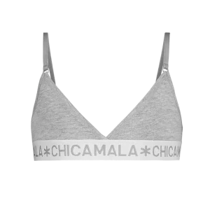 Muchachomalo Meisjes 1-pack triangle top effen