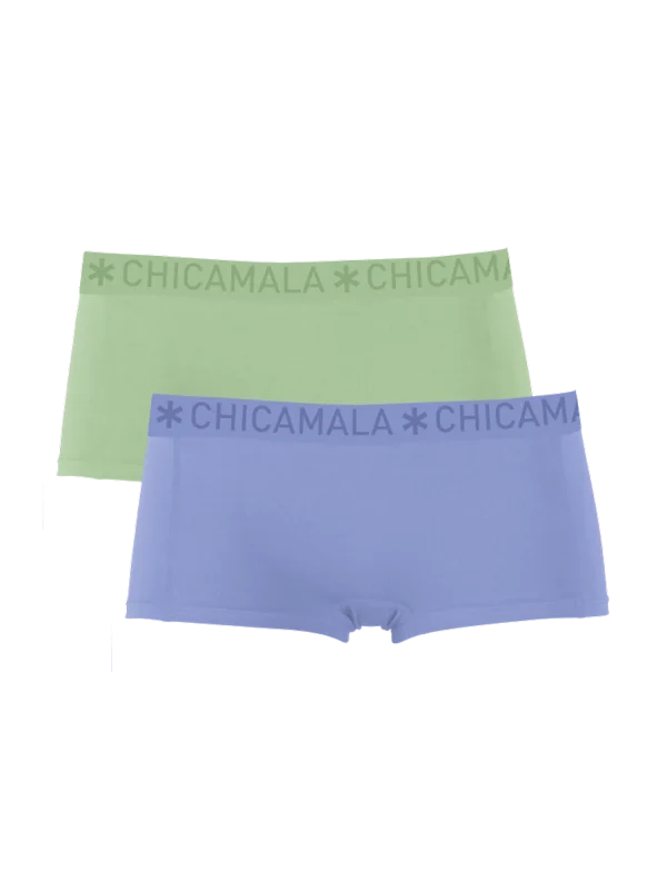 Muchachomalo Meisjes 2-pack boxershorts effen