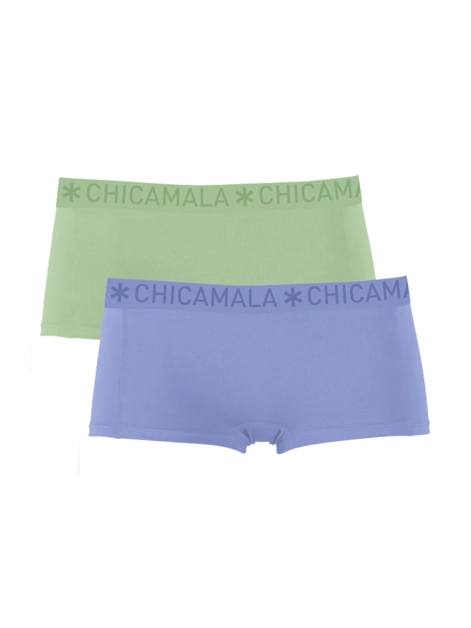 Muchachomalo Dames 2-pack boxershorts effen