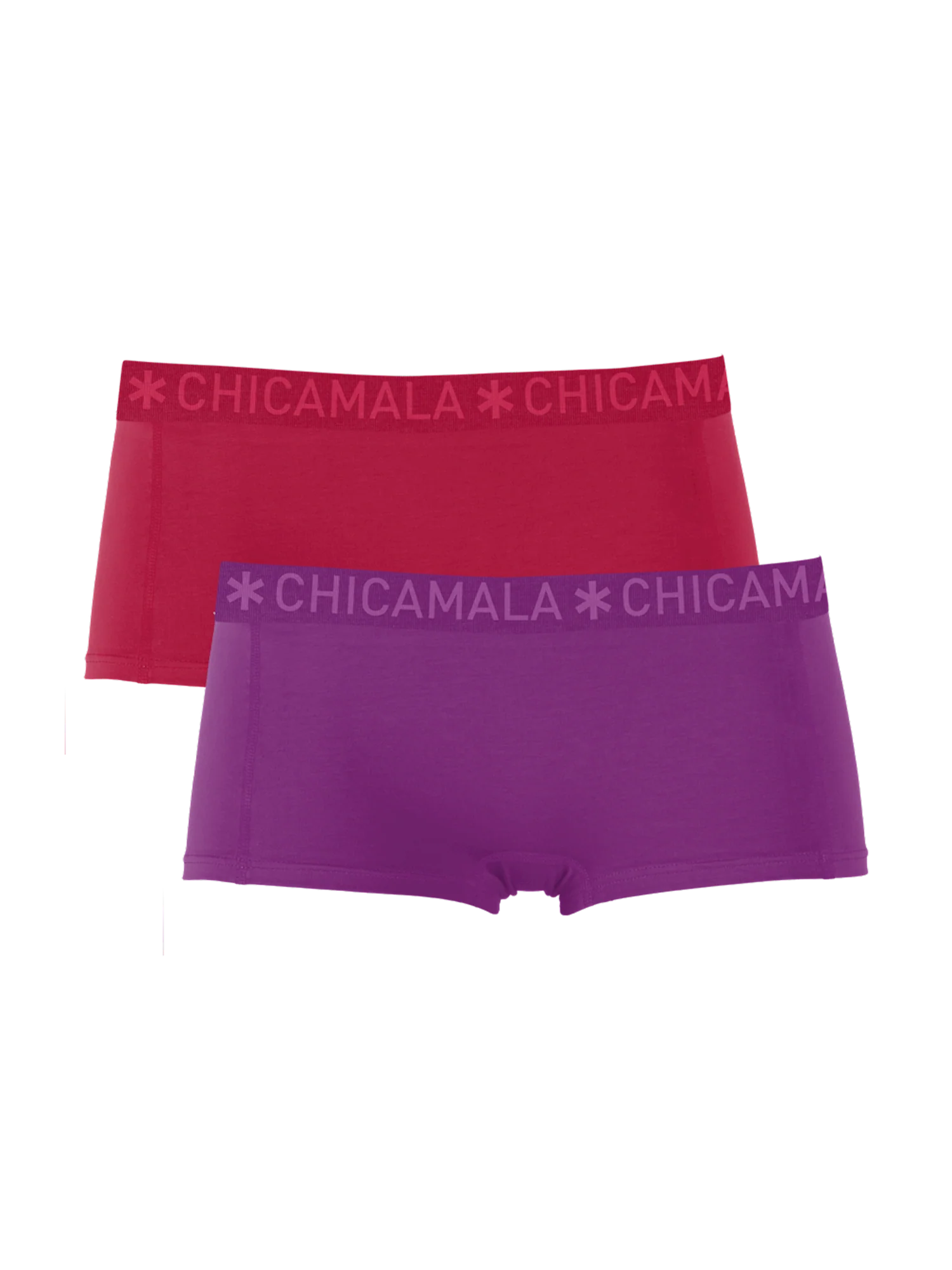 Muchachomalo Dames 2-pack boxershorts effen