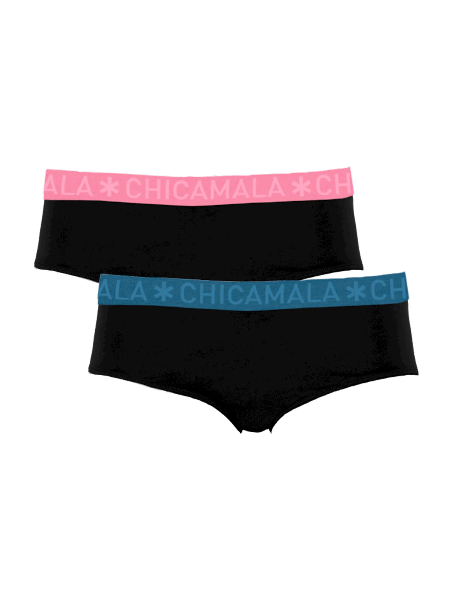 Muchachomalo Dames 2-pack hipster effen