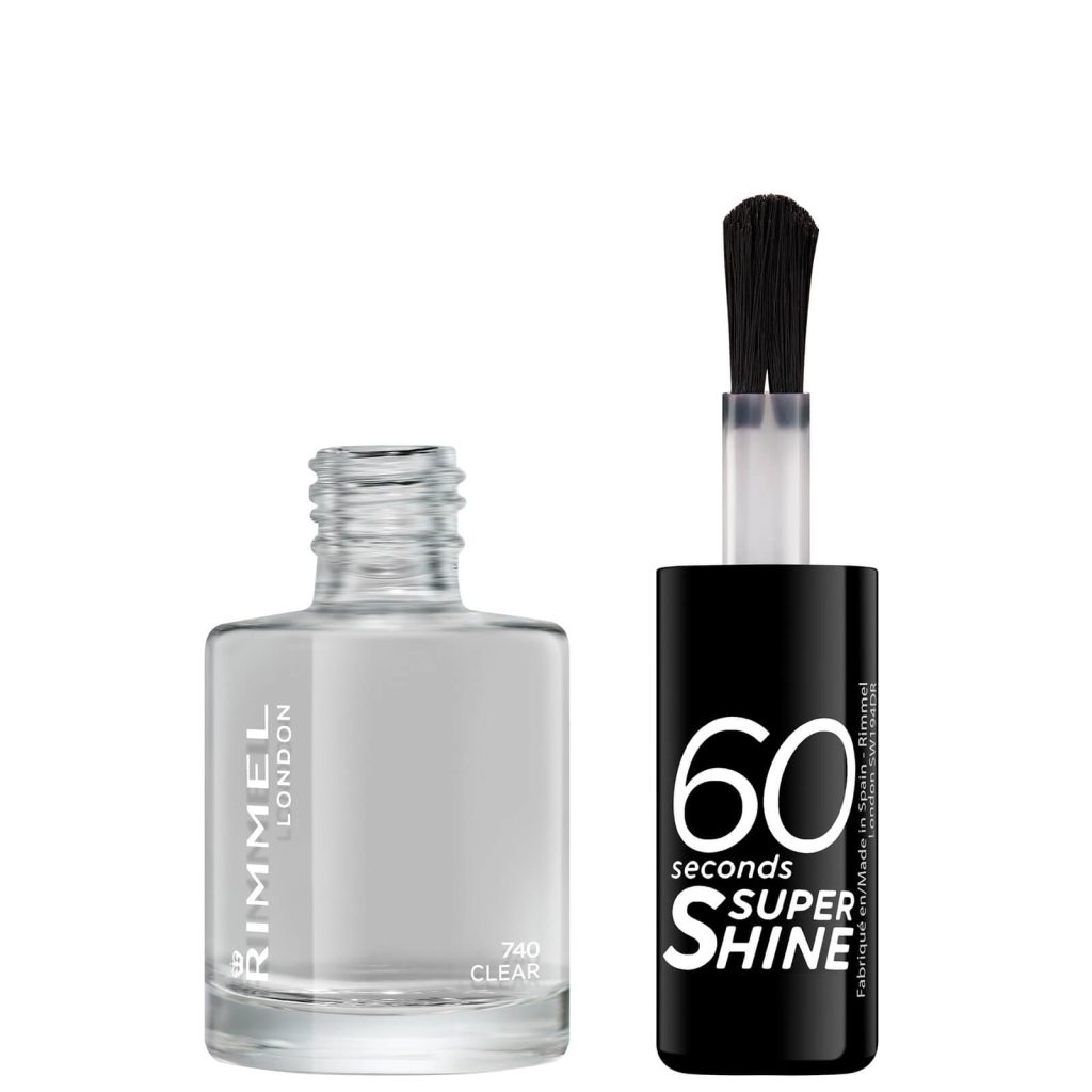 Rimmel 60 Seconds Super Shine Nail Polish 8ml (Various Shades) - Clear