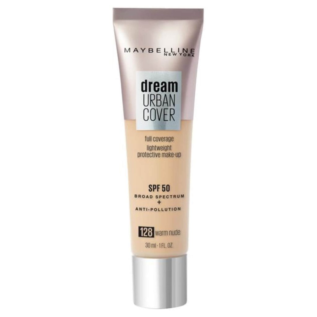 Maybelline Dream Urban Cover SPF50 Foundation 121ml (Various Shades) - 128 Warm Nude