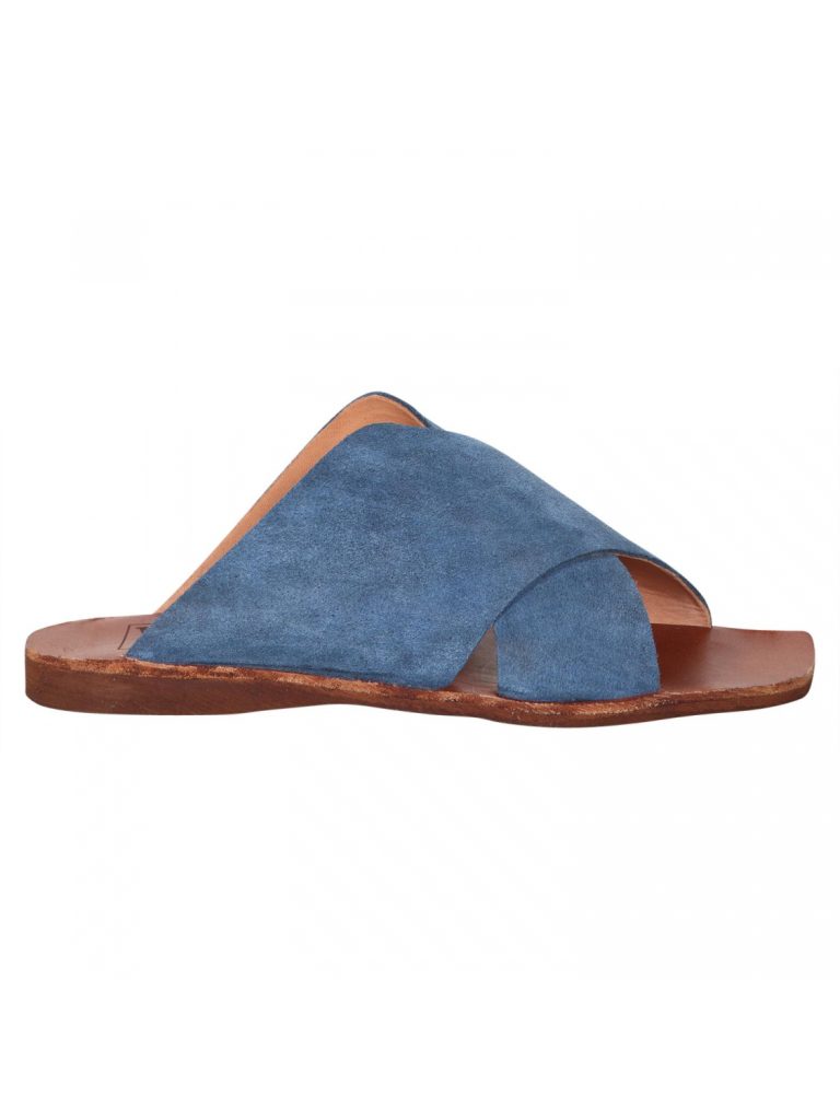 Walk in the Park D091 slipper suede (jeans)