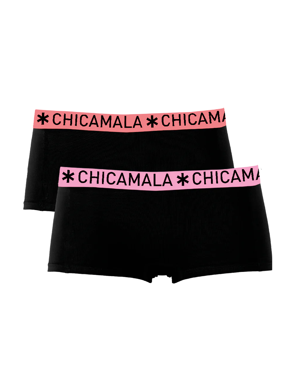 Muchachomalo Dames 2-pack boxershorts effen