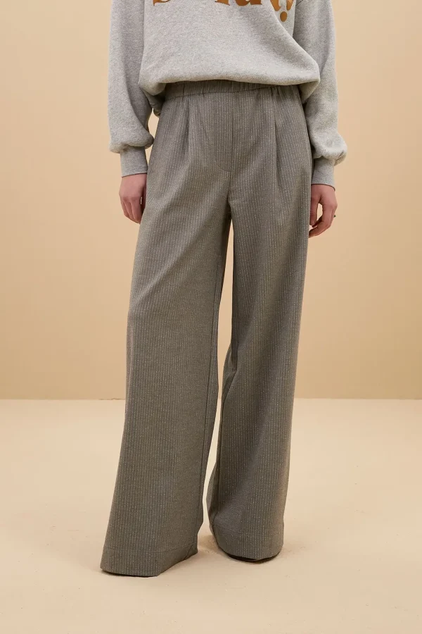 By-Bar Amsterdam 24518032 benji grey stripe pant