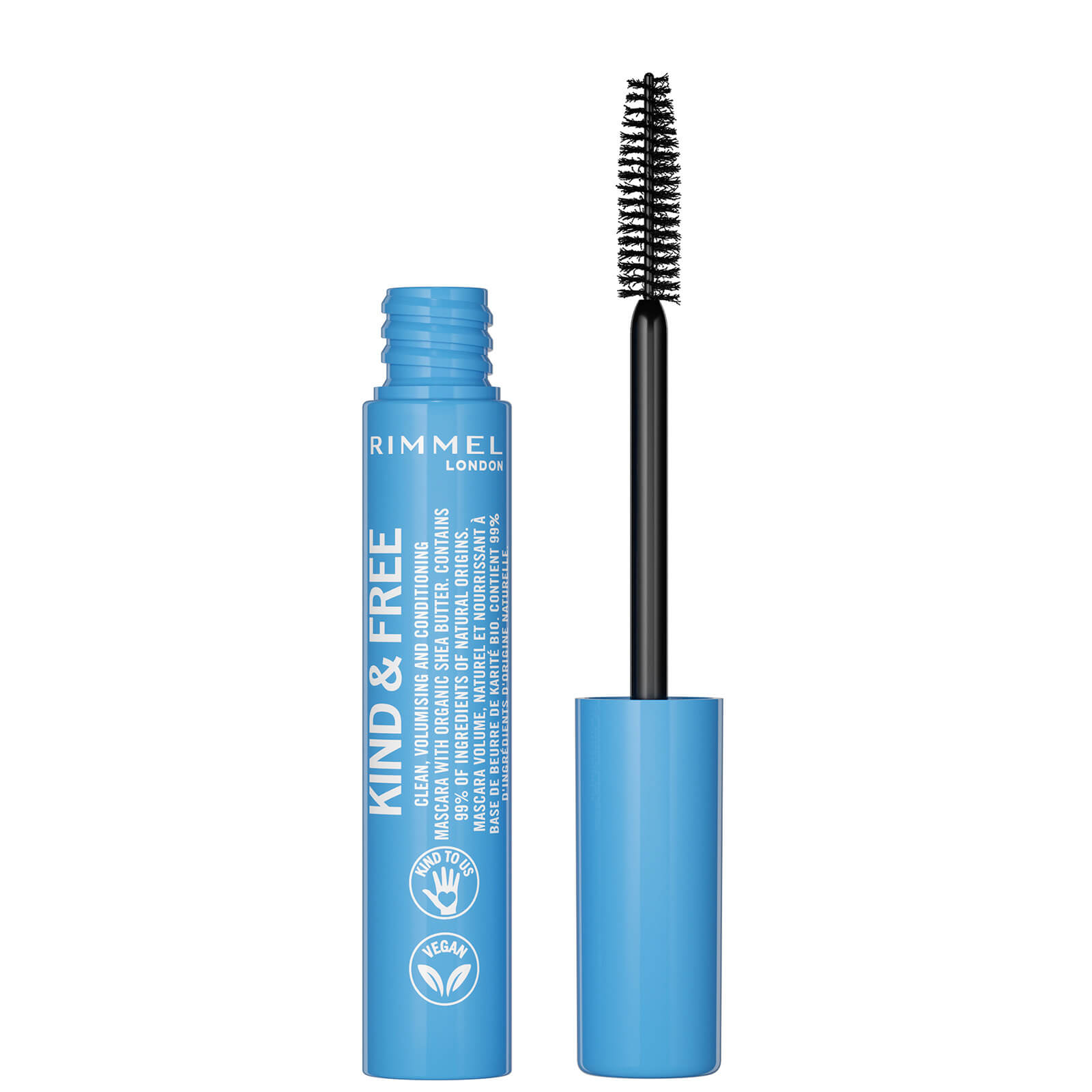 Rimmel Kind and Free Clean Mascara 7ml (Various Shades) - Brown Black