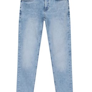 Indian Blue Jongens jeans max straight fit used light denim