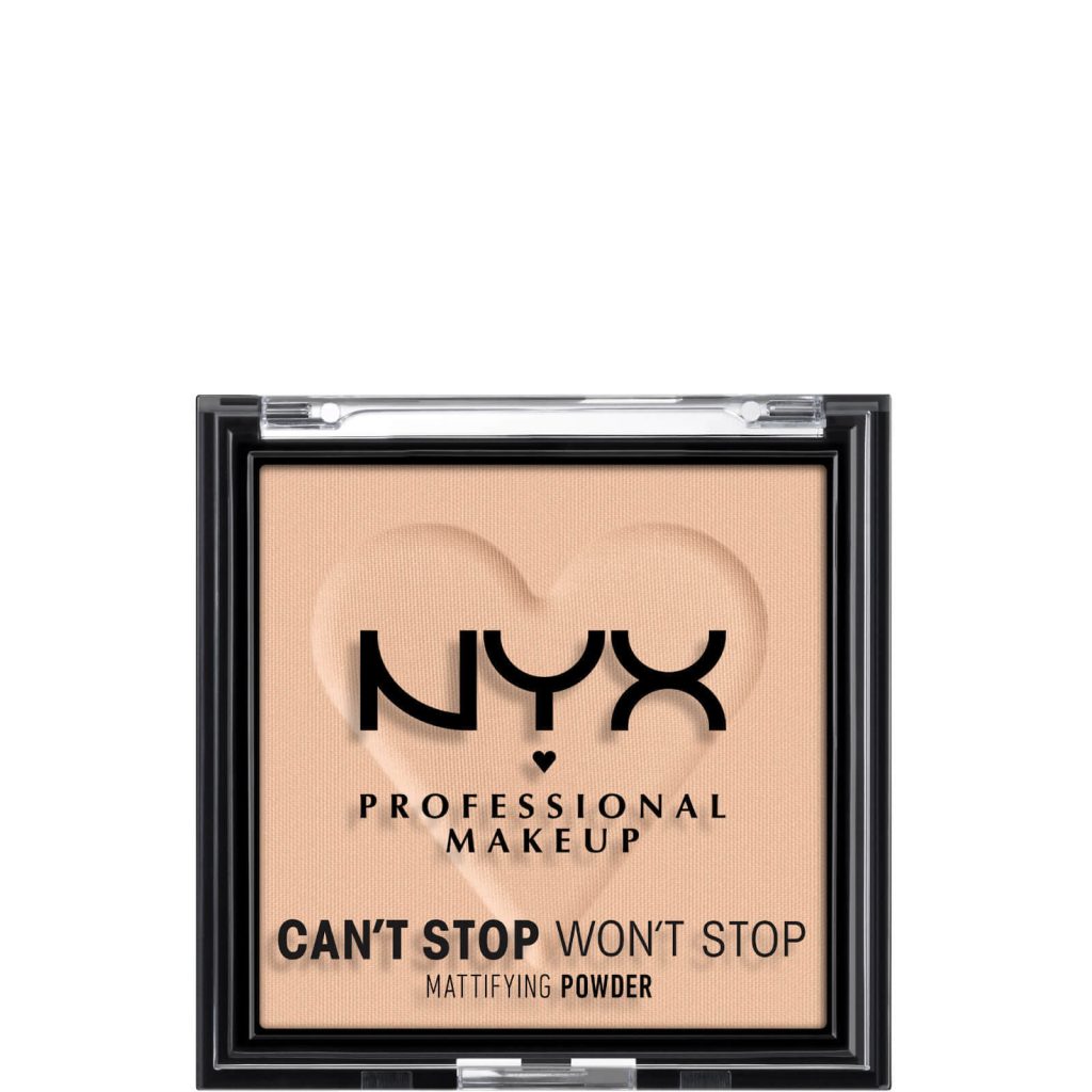 NYX Professional Makeup Can't Stop Won't Stop Matterende Lichtgewicht Fixatiepoeder 7 g (Verscheidene Kleuren) - Light