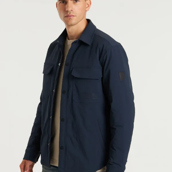 Chasin' 6119108005 e60 zaine quilted  overshirt chas