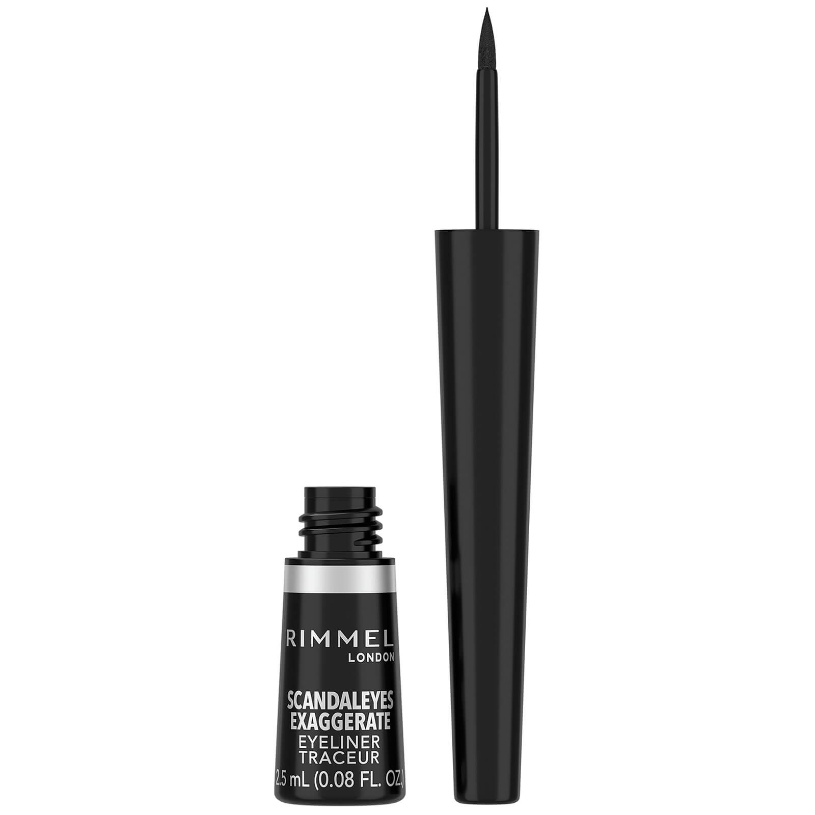 Rimmel London Exaggerate Vloeibare Eyeliner – 01 – Zwart