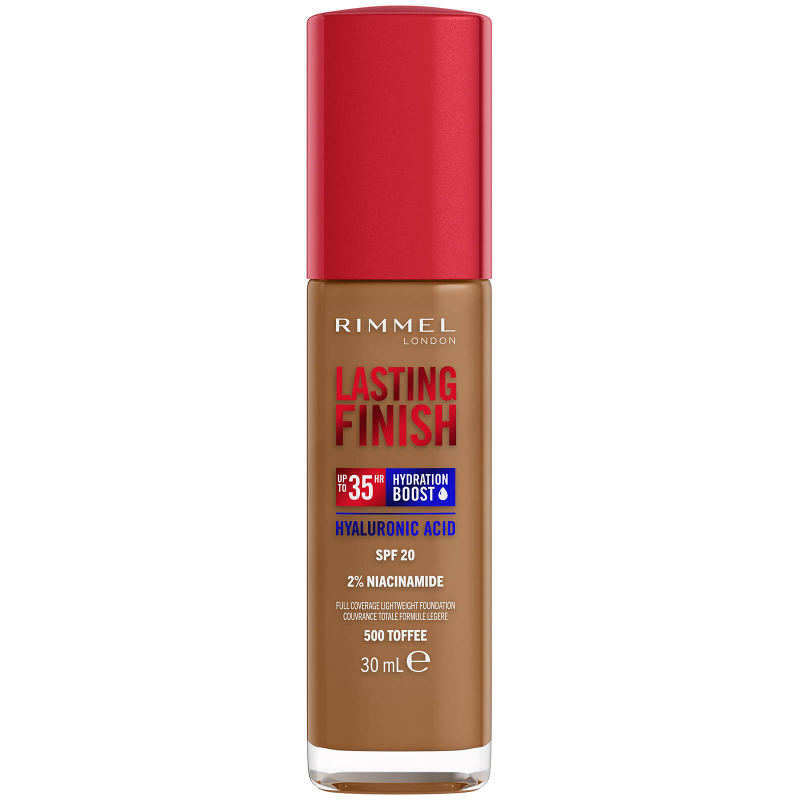 Rimmel Lasting Finish 35Hr Foundation 30 ml (Verschillende Tinten) - 500 Toffee