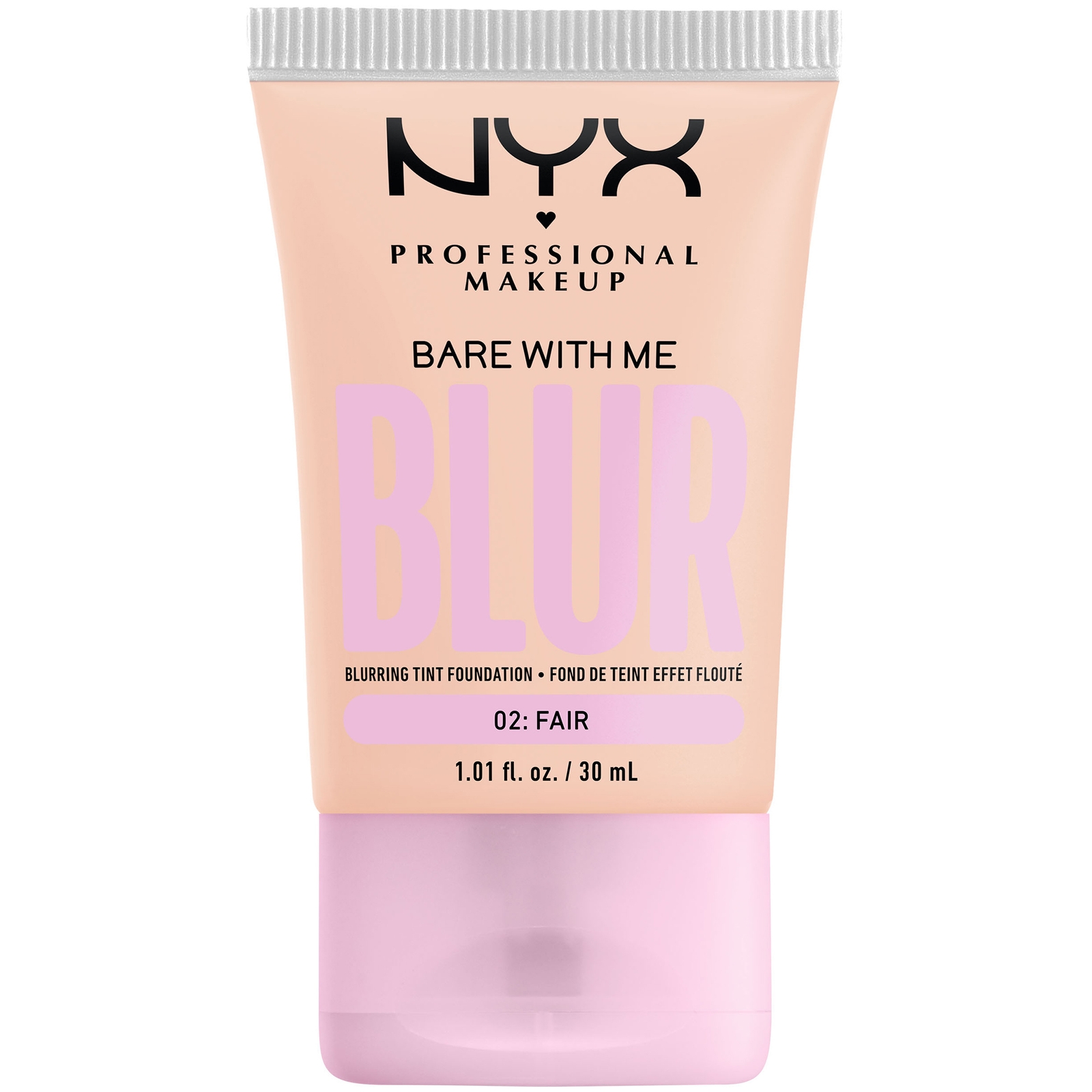 NYX Professional Makeup Bare With Me Blur Gekleurde Foundation 30 ml (Verschillende Tinten) - Fair