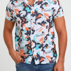 Gabbiano Male Overhemden 334547 Shirt Ss