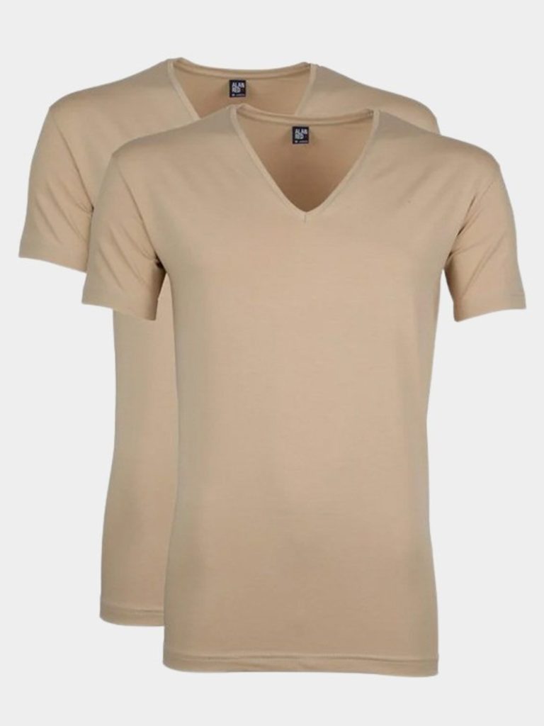 Alan Red T-shirt Beige NOV 2pack 5601.2/19