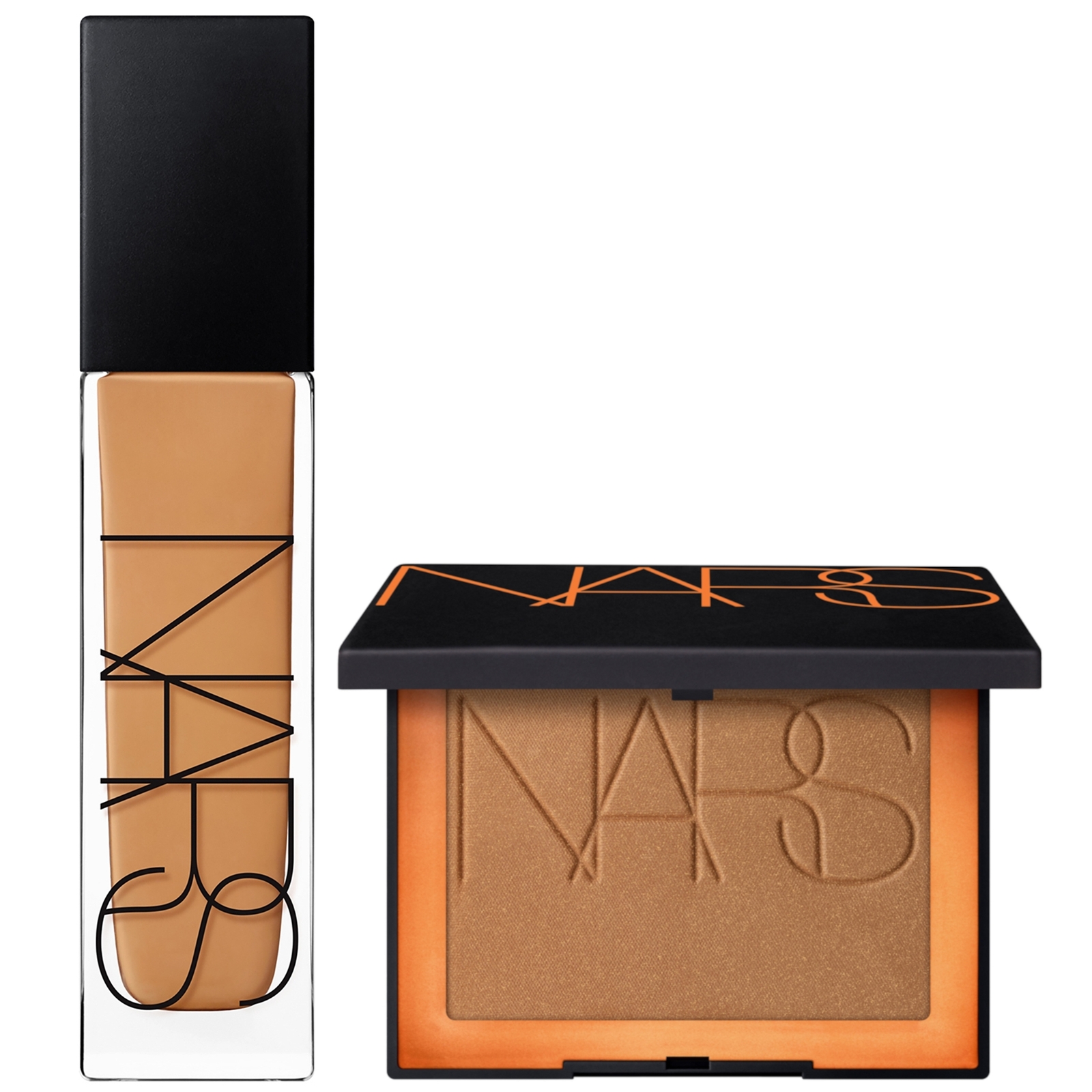 NARS Natural Longwear Foundation 30ml and NARS Laguna Bronzing Powder 2.8g (Various Shades) - Cadiz