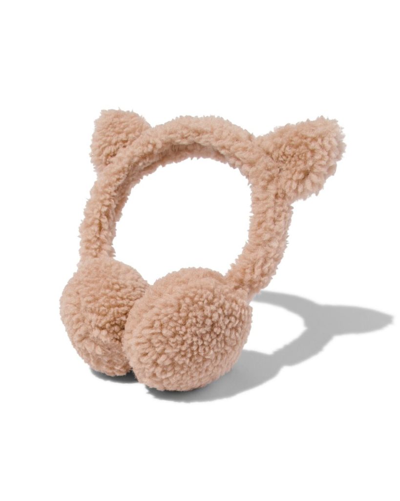 HEMA Kinder Oorwarmers Teddy (beige)