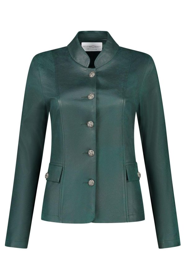 Helena Hart 7532 Blazer Gigi Biker Blazers Emerald