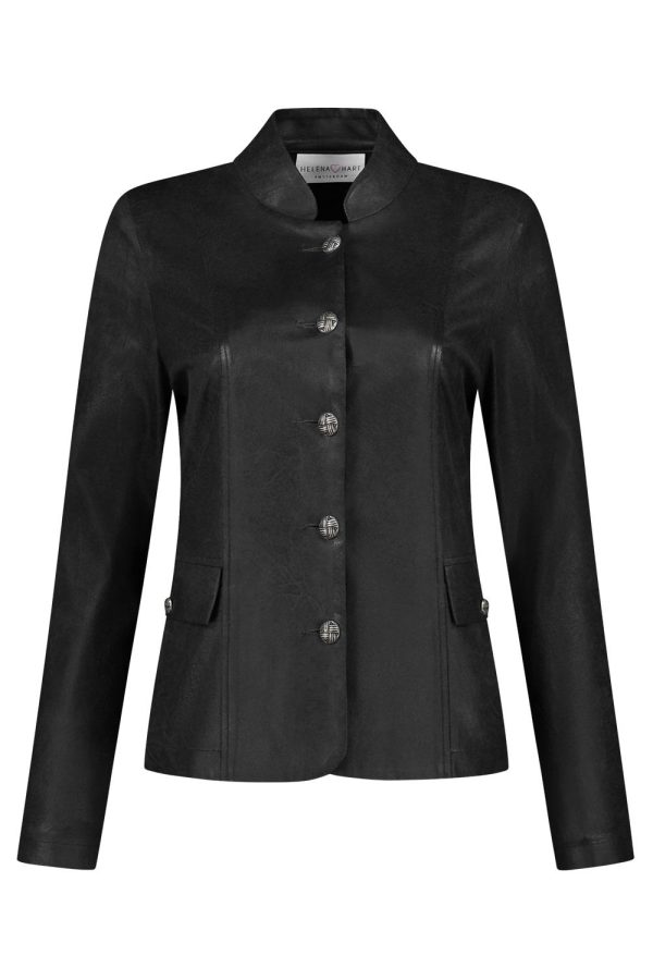 Helena Hart 7532 Blazer Gigi Biker Blazers Zwart