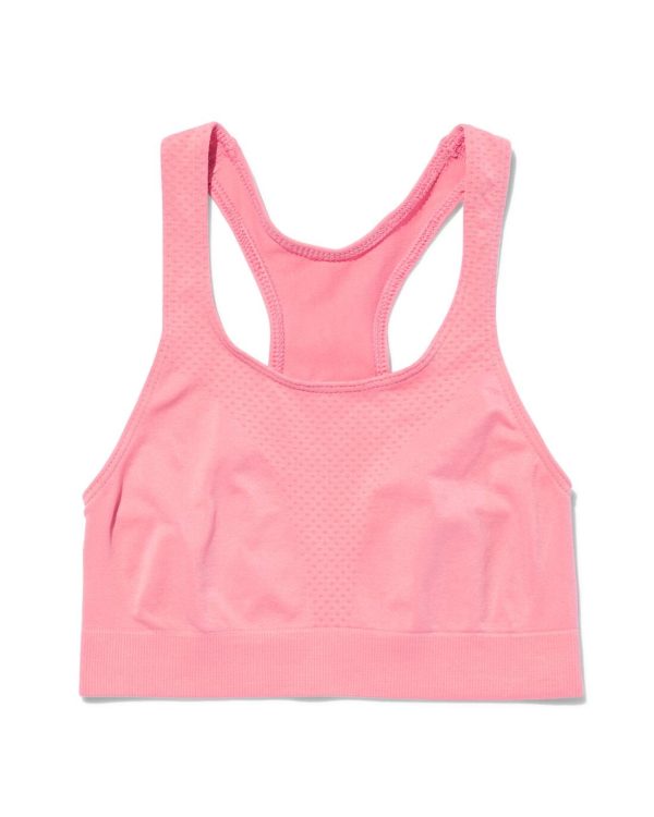 HEMA Naadloze Kinder Sporttop Lichtroze (lichtroze)