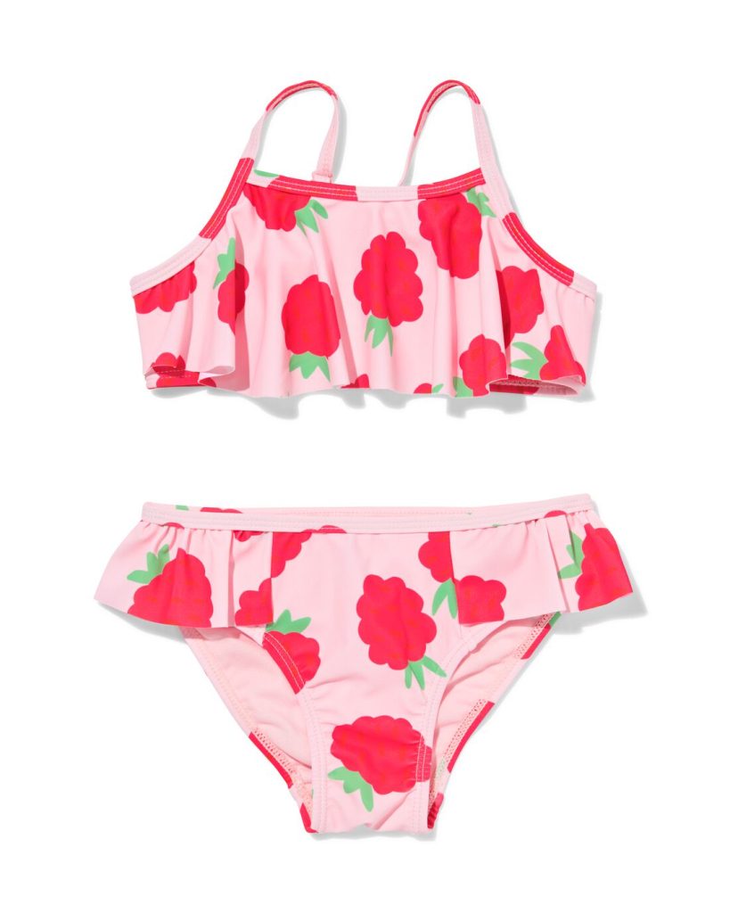 HEMA Kinderbikini Framboos Roze (roze)