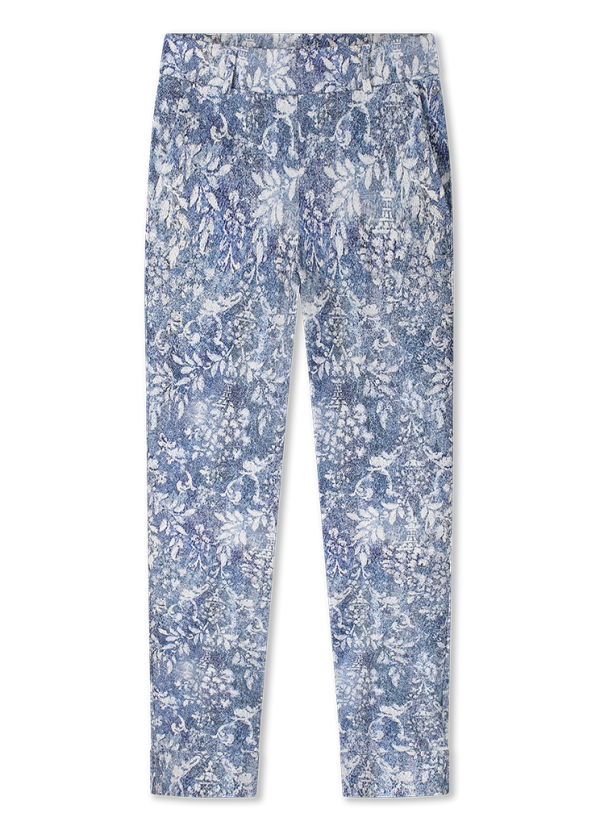 Helena Hart 7306deni - Broek Ziggy Print Deni Broek Marine