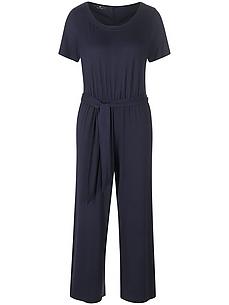 Jumpsuit korte mouwen Van Peter Hahn blauw