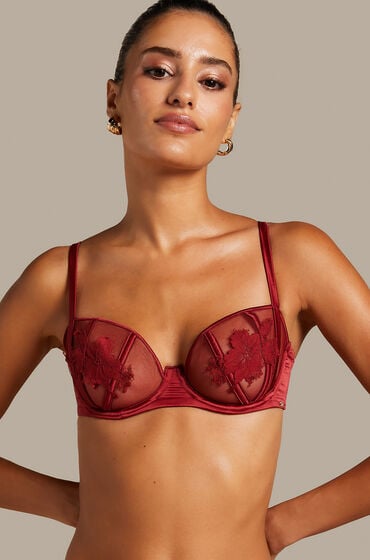 Hunkemöller Niet-voorgevormde beugel bh Ember Rood