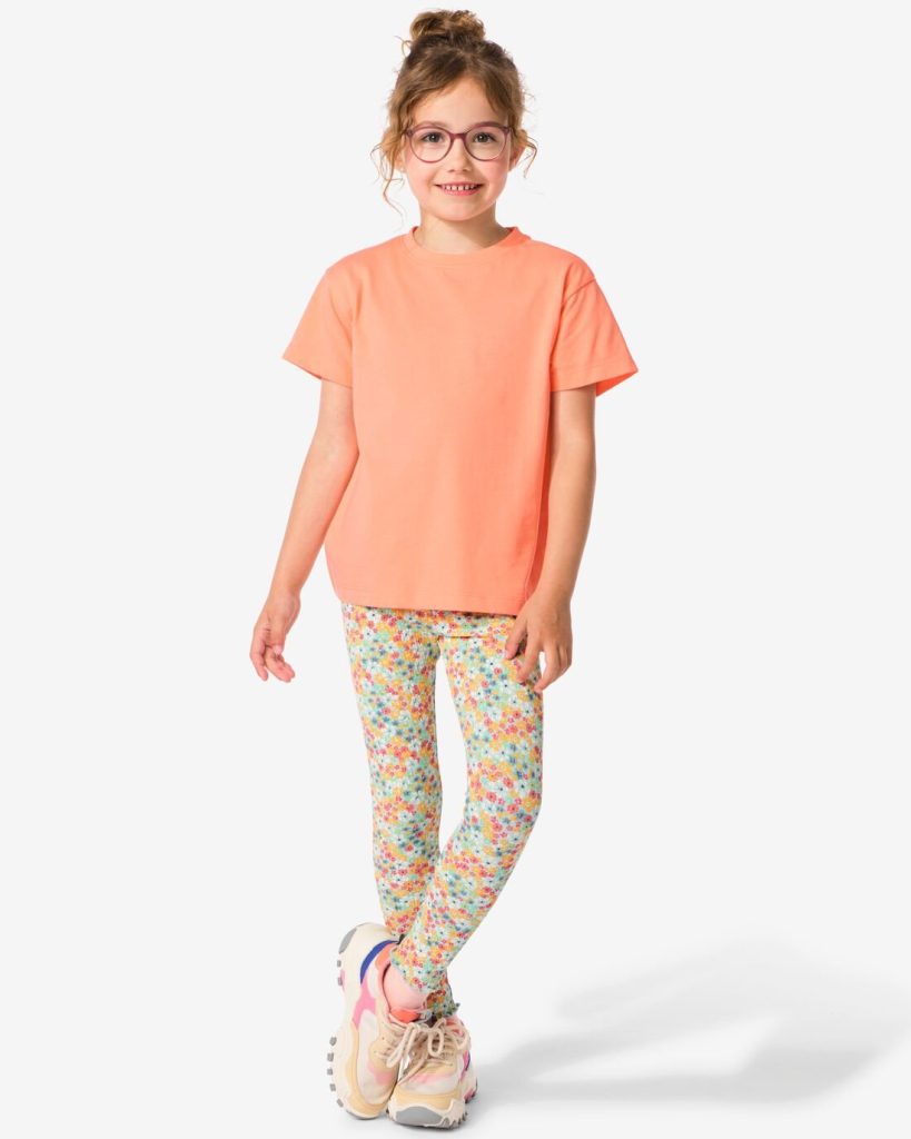 HEMA Kinderlegging Rib Bloemen Multi (multi)