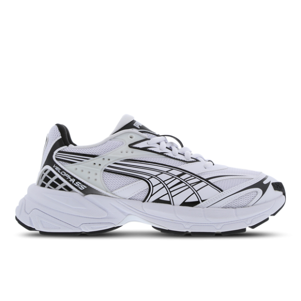 Puma Velophasis Heren Schoenen - Wit - Maat: 43 - Mesh/Synthetisch - Foot Locker