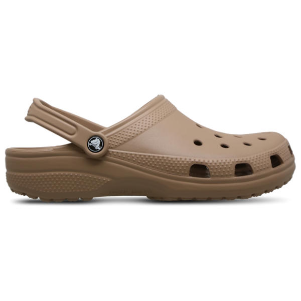 Crocs Classic Heren Slippers en Sandalen - Bruin - Maat: 43-44 - Thermoplastische - Foot Locker