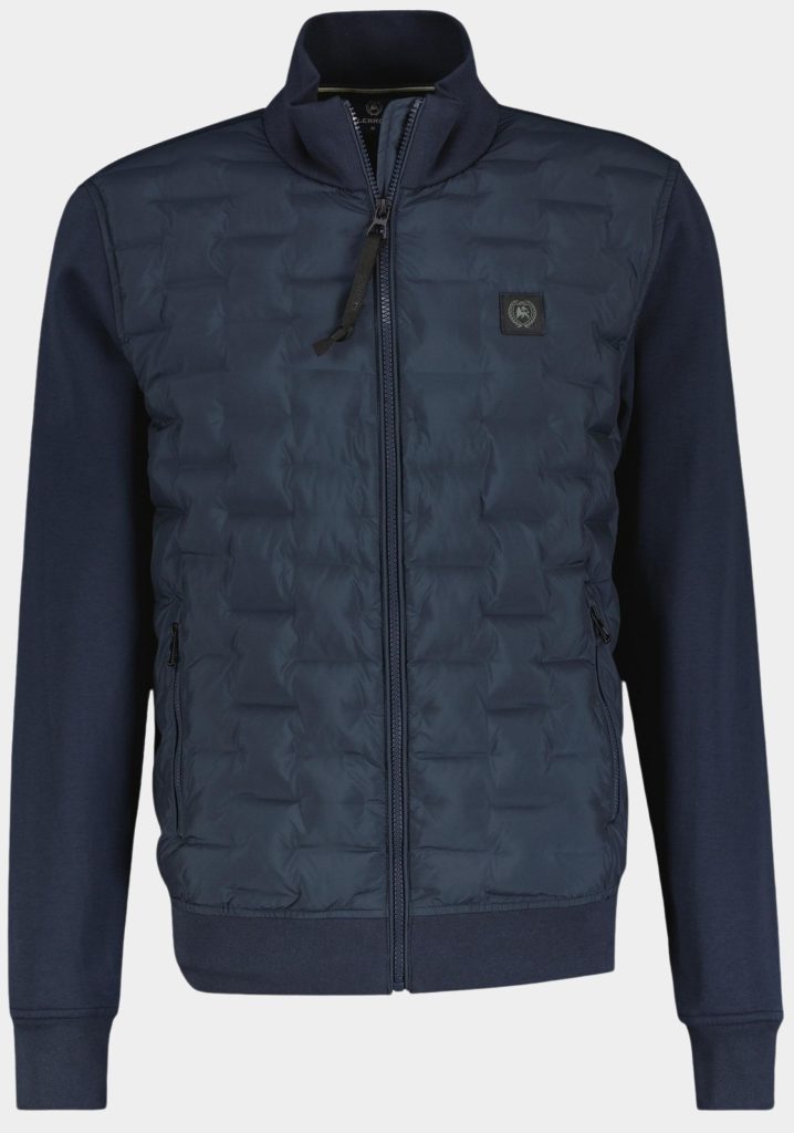 Lerros Vest Blauw SWEATJACKE 2484536/485