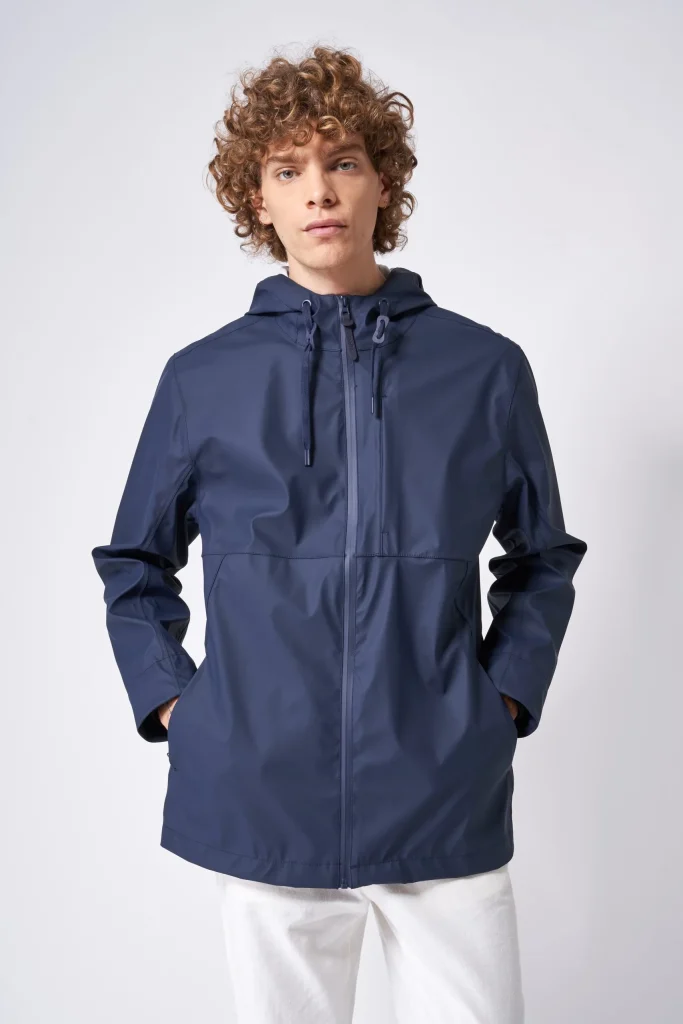 TANTÄ RAINWEAR Marine- cel heren regenjas -