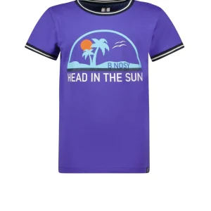 B.Nosy Jongens t-shirt head in the sun deep