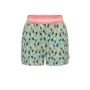 TYGO & vito Meisjes korte joggingbroek aop toucan mint