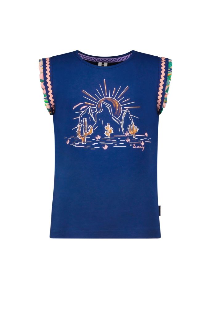 B.Nosy Meisjes t-shirt cactus print lake