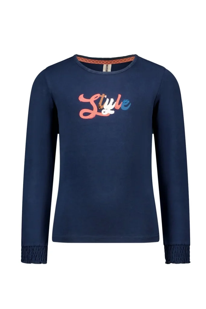 B.Nosy Meisjes shirt vaya navy