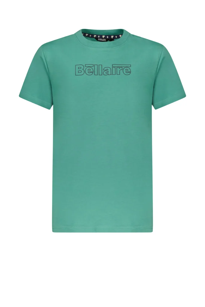 Bellaire  Jongens t-shirt met basic logo deep sea