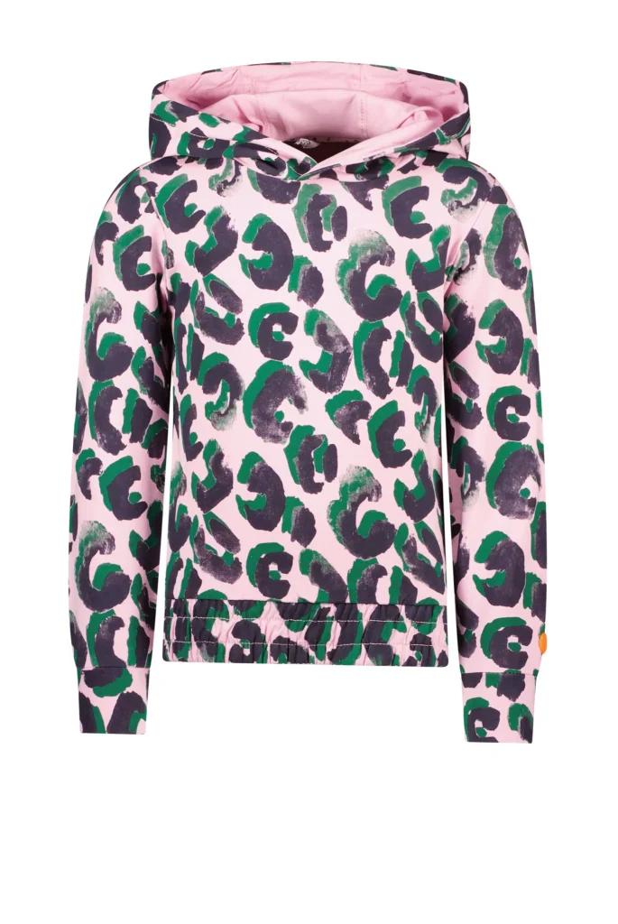 B.Nosy Meisjes sweater b. sporty ao print active leo taffy