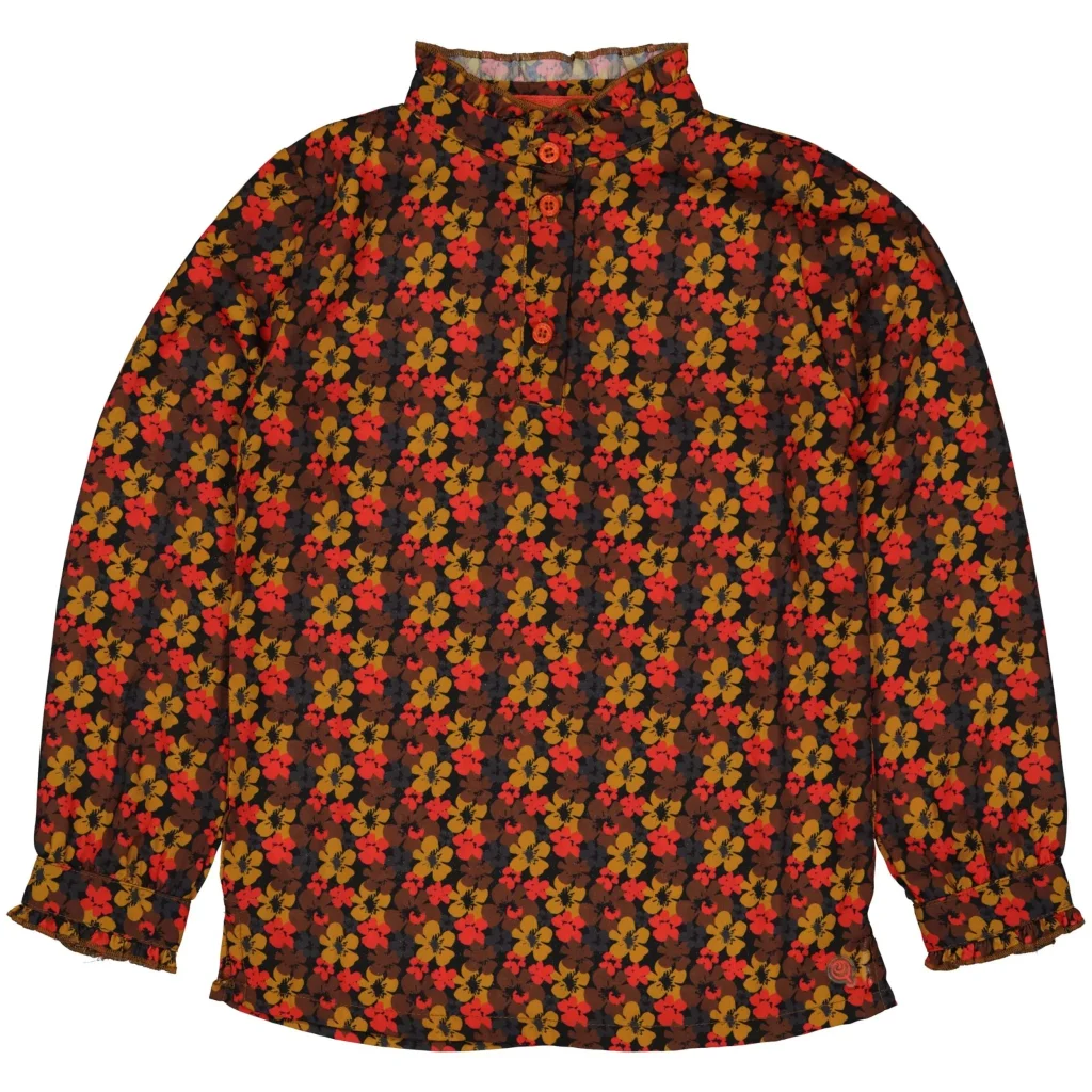 Quapi Meisjes blouse rene aop flower