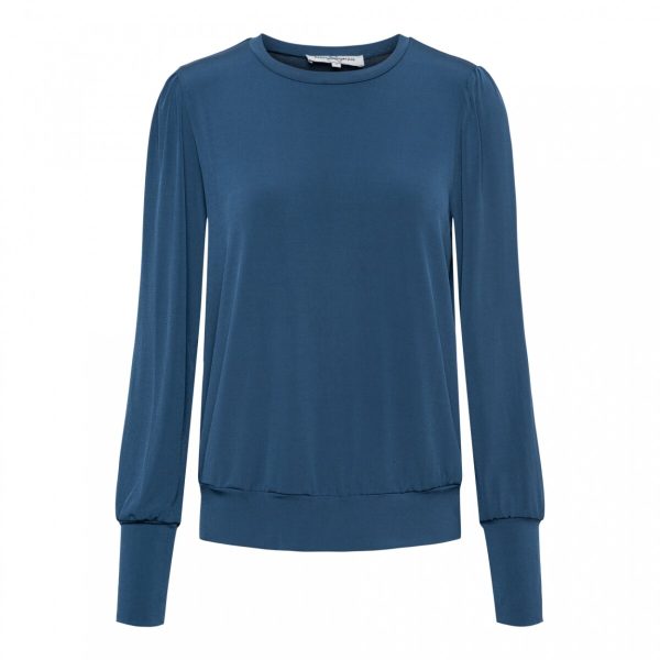 &Co Woman Top laureen- denim blue