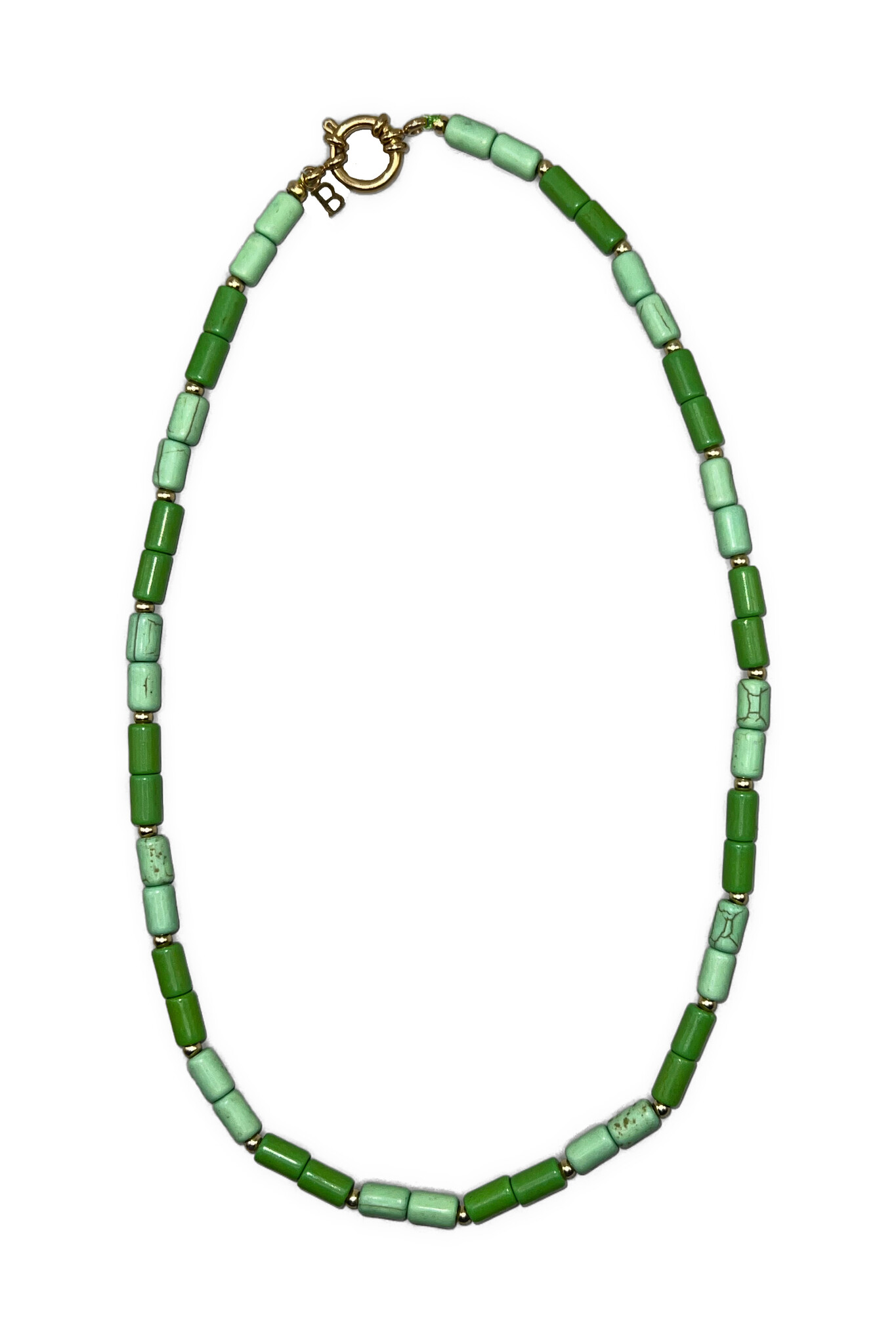 Bonnie studios Bs260 mickey green mix necklace