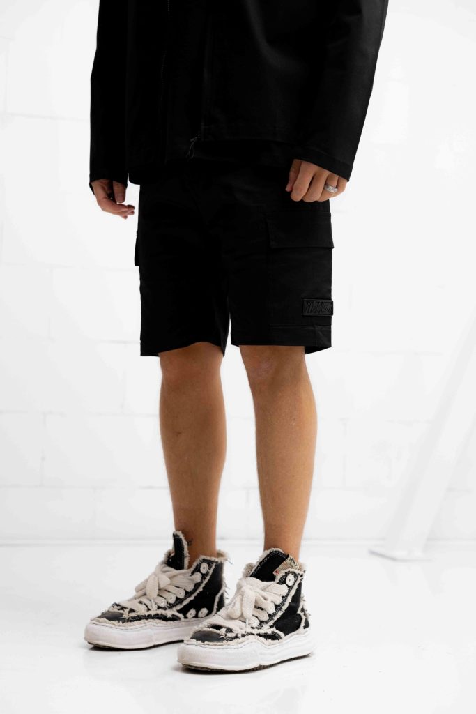 Malelions Cotton Cargo Shorts Heren Zwart - Maat M - Kleur: Zwart | Soccerfanshop